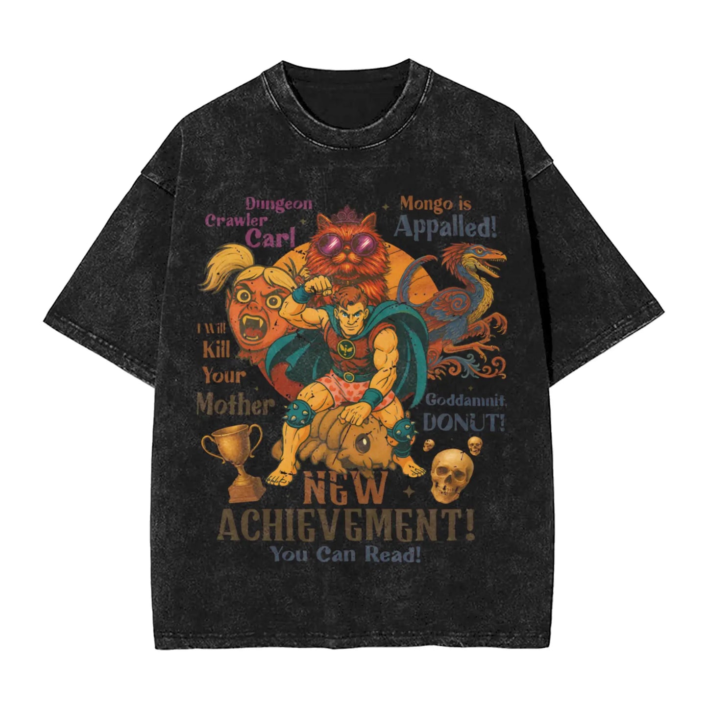 Dungeon Crawler Carl Men's Graphic T-Shirt | Y2K Harajuku Tee