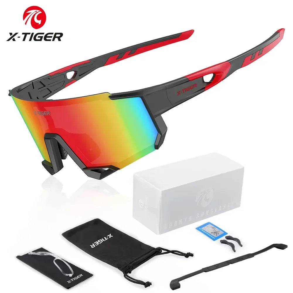 X-TIGER Polarized Cycling Glasses UV400 Sports Sunglasses