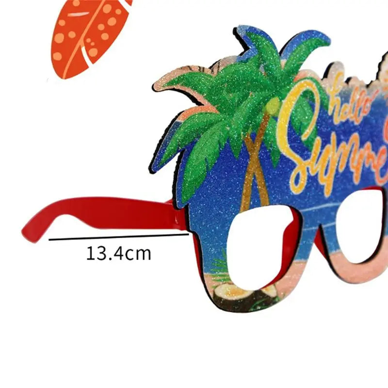 Hawaiian Pineapple Novelty Glasses – Fun Luau Party Prop