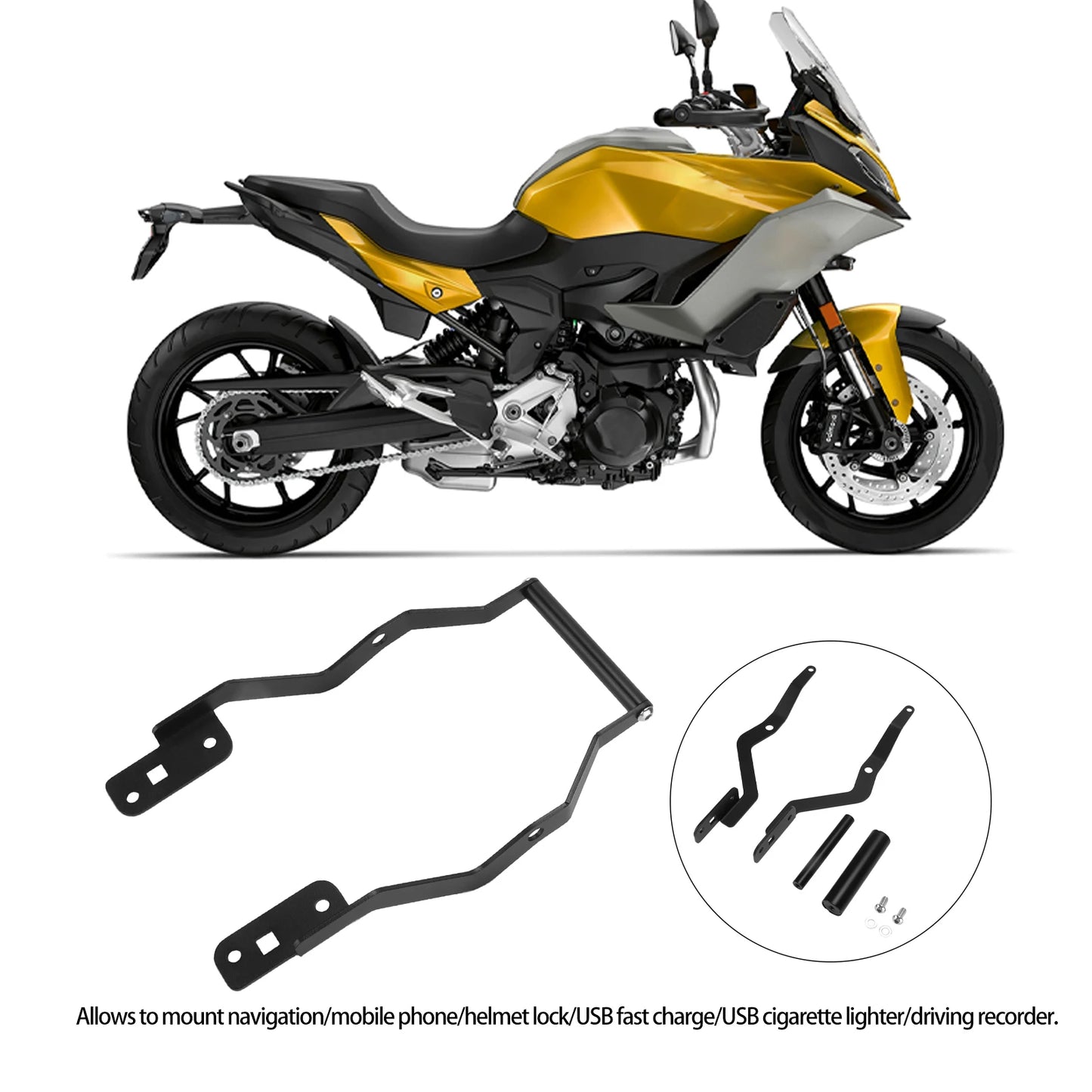 GPS Phone Mount Bracket for BMW F900R F900XR 2020-2021