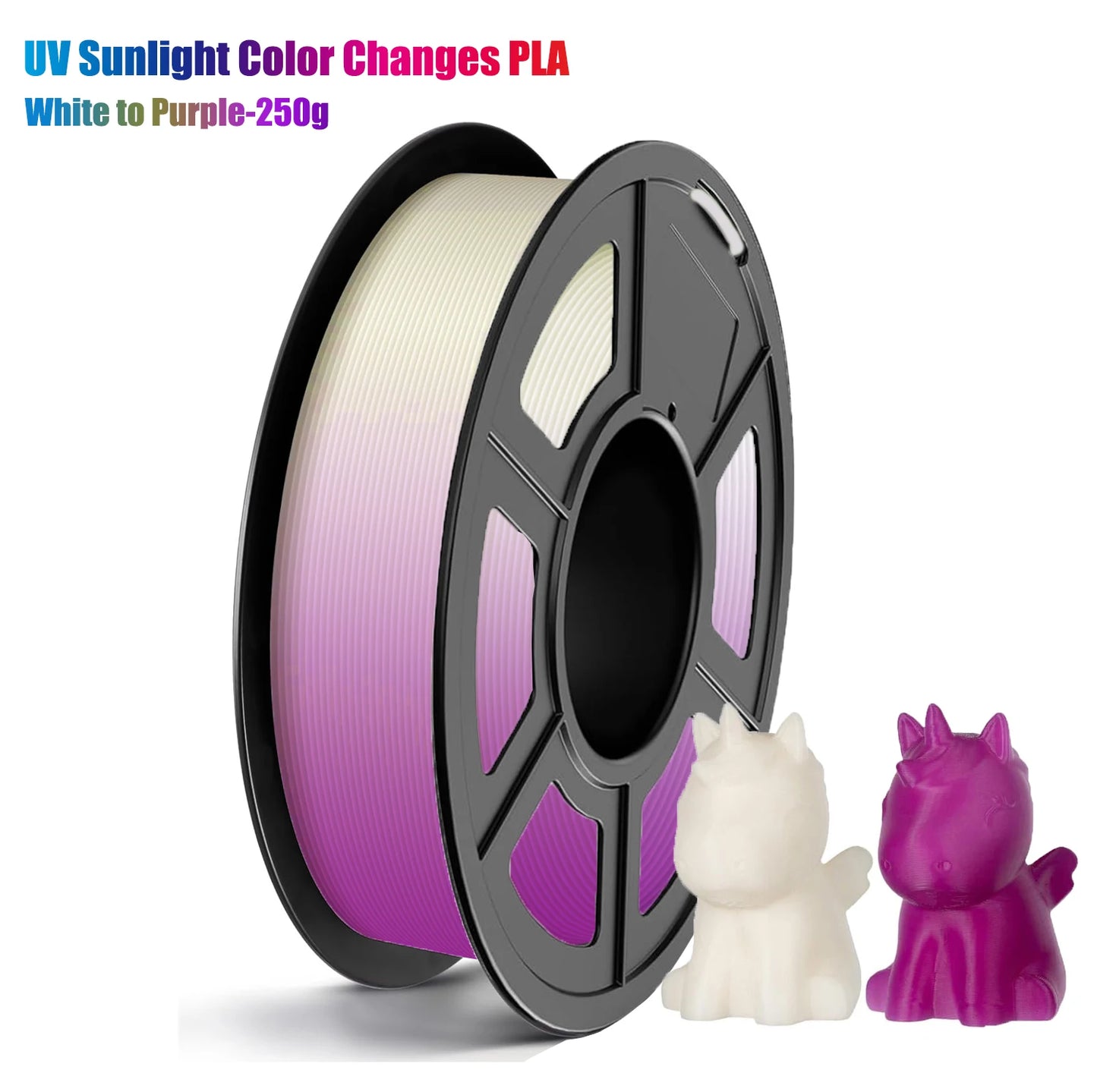 UV Color Changing PLA+ Filament 1.75mm 250g – DINGSUN 3D