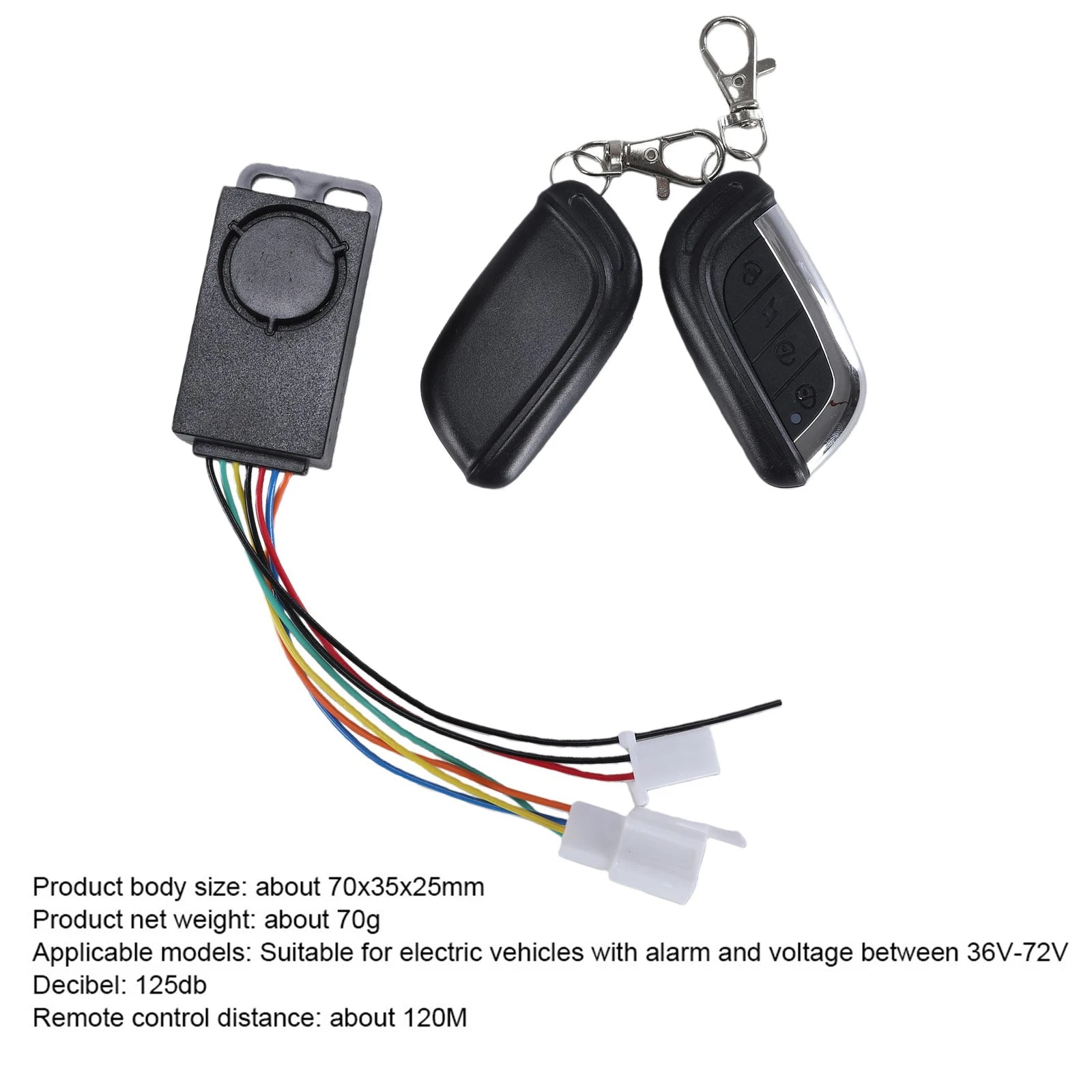Anti-Theft E-bike Alarm System Electric Scooter Remote Control Alert for Cycling Vehicle Accessories Peaceful Pleasures Health and Wellness