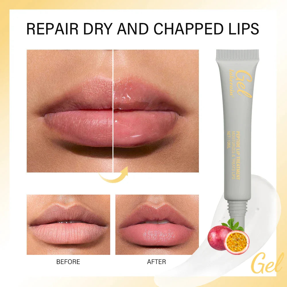 Peptide Lip Balm Gel – Moisturizing, Nourishing & Caramel