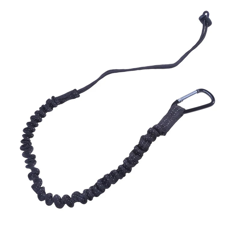 Safety Tool Lanyard Carabiner Hook | Anti-Drop Elastic Rope
