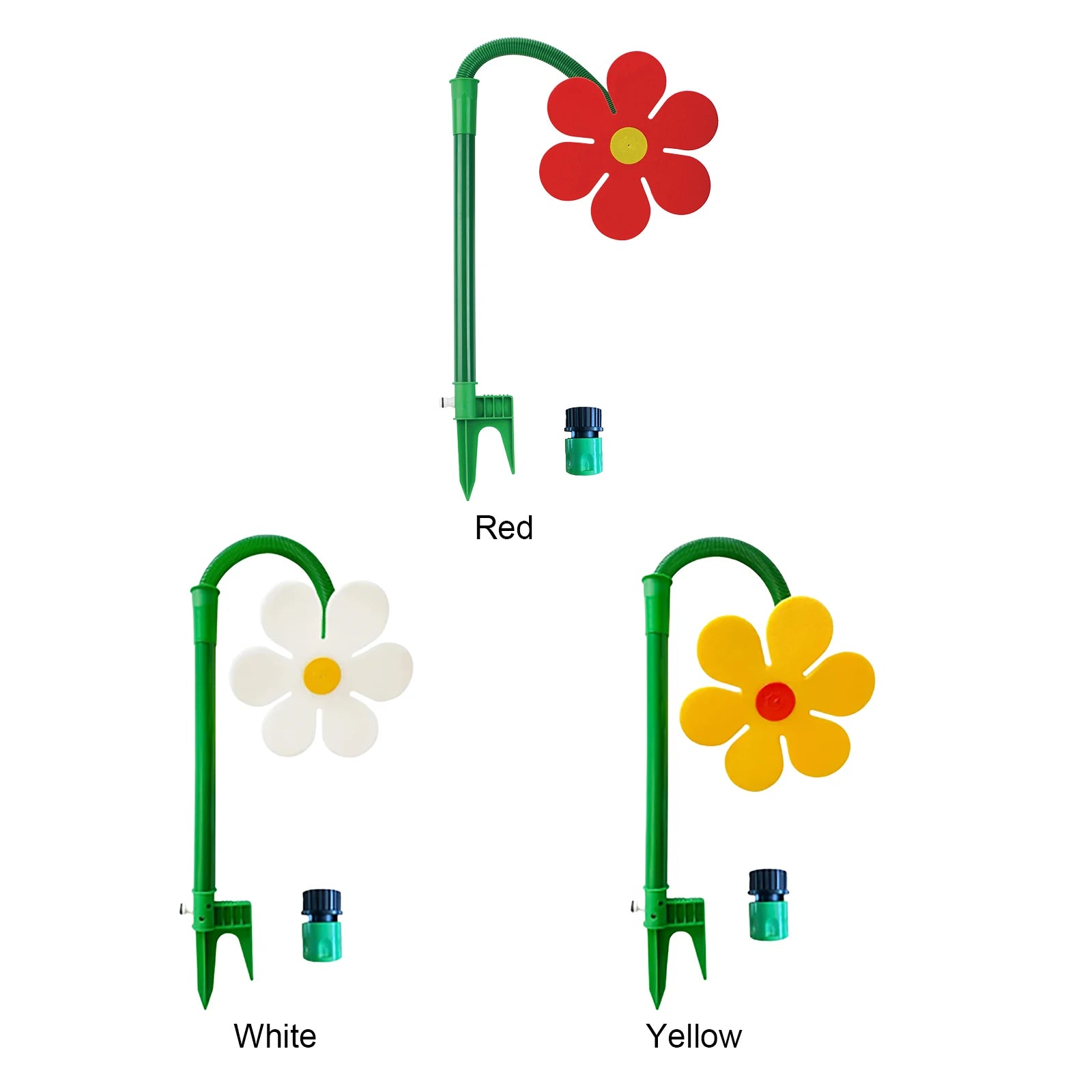 Crazy Daisy Sprinkler 360 Degree Rotating Crazy Dancing Flower Water Sprinklers Flower Sprinkler for Yard Watering Dogs Playing Peaceful Pleasures Health and Wellness