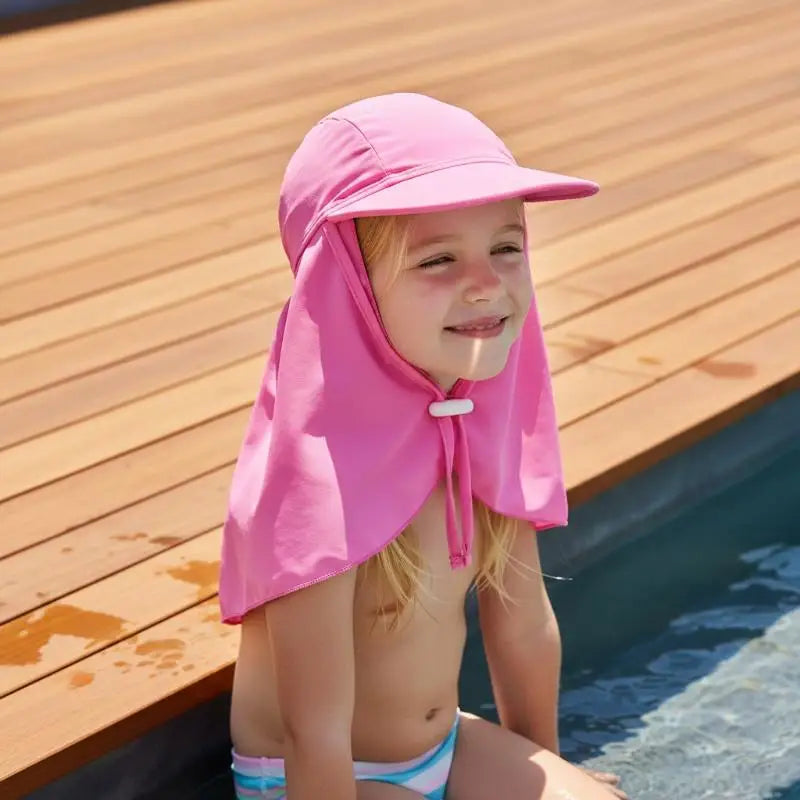 Kids UV-Protection Wide Brim Sun Hat | Breathable Ice Silk