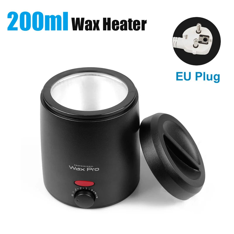 Wax Melting Pot Wax Heater for Hair Removal Waxing Warmer Dipping Pot Wax Melting Machine Depilation Paraffin Warmer Peaceful Pleasures Health and Wellness 044-B-EU-200ML