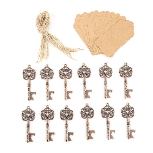 Key Shape Opener Champagne Opener Bottle Opener Delicate And Beautiful. Key Opener for Wedding Banquet And Other Peaceful Pleasures Health and Wellness Default Title
