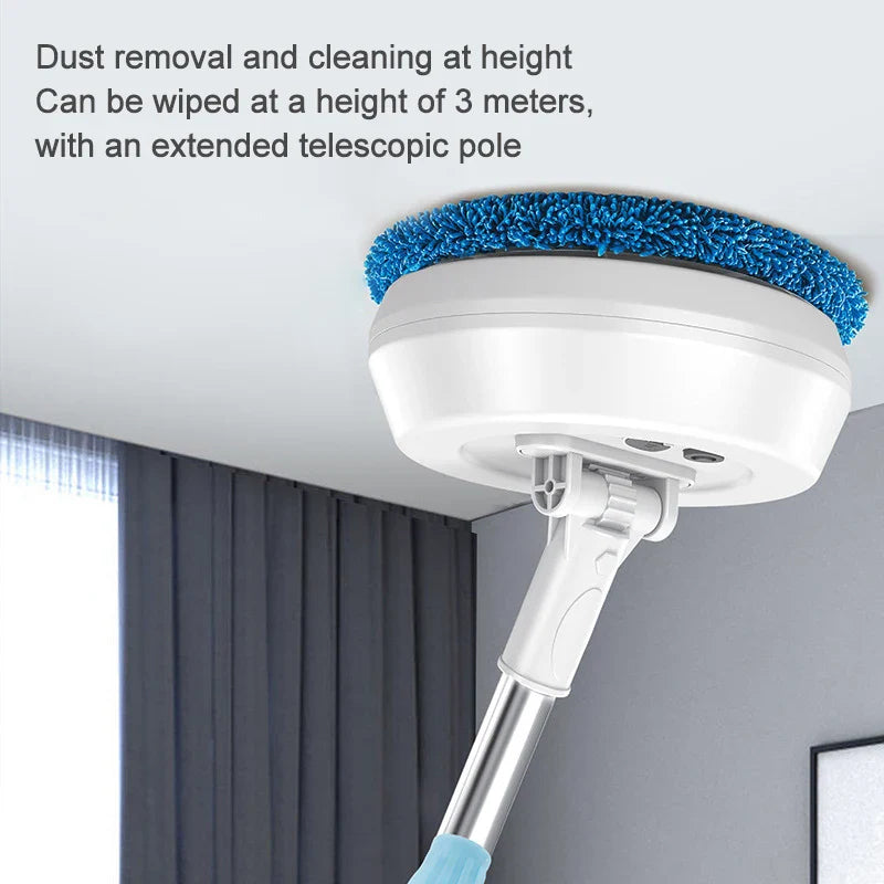 GUOHE Wireless Electric Spin Mop – 2-in-1 Wet & Dry Cleaner