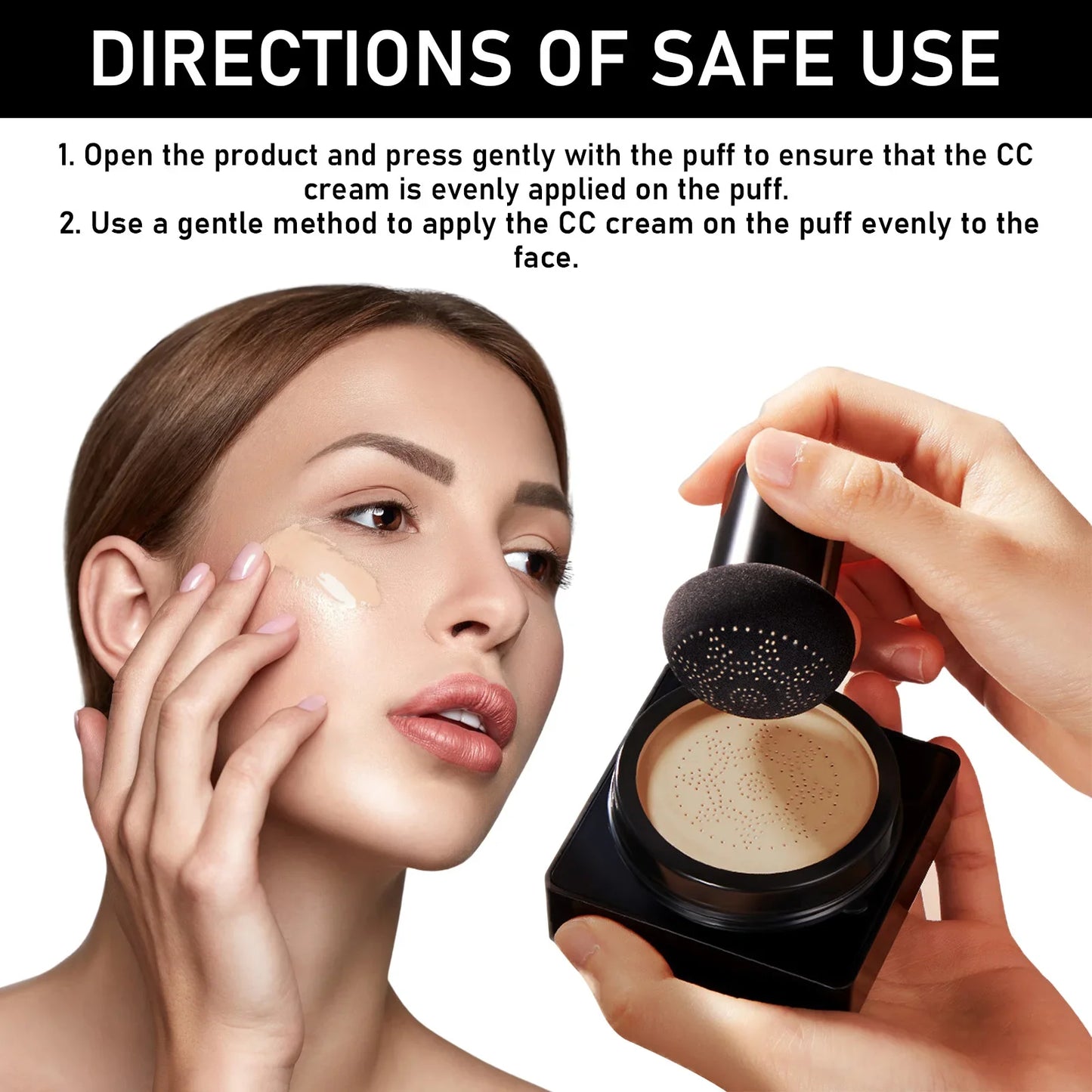 Eelhope Mushroom Air Cushion CC Cream – Waterproof & Oil Control