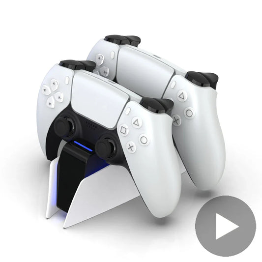 PS5 DualSense Dual Controller Charging Dock Stand | USB-C Controller Charging Dock Oasis Select