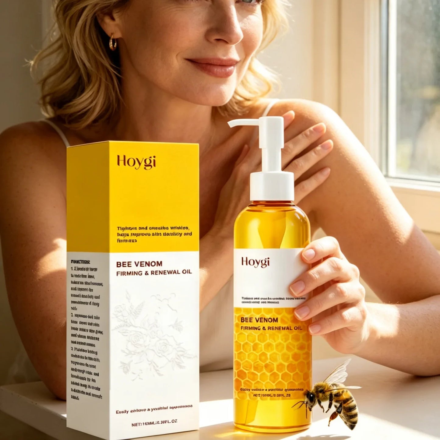 Hoygi Bee Venom Firming Body Oil – Skin Tightening 100ml