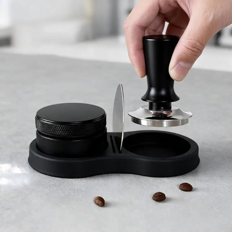 Silicone Coffee Tamper Mat Non-Slip Portafilter Holder 51/53/58mm