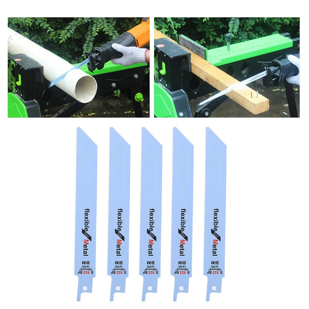New Metal Reciprocating Saw Blade Woodworking Cutter Kit Power Tool Multi-size Hand Saw Blade Saber Saw Blade Jigsaw Blade Tools Peaceful Pleasures Health and Wellness