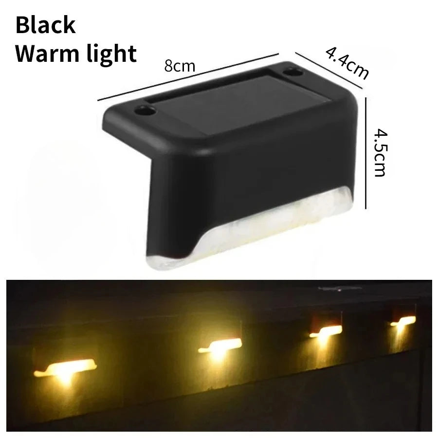 Solar LED Stair & Fence Lights | IP65 Waterproof Garden Lights