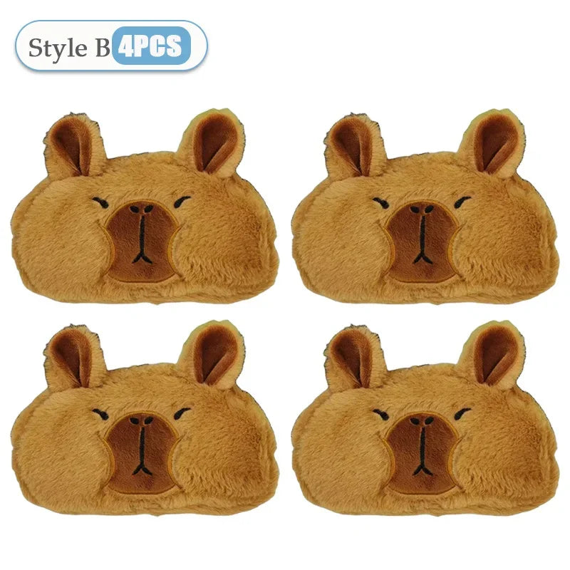 Kids Cute Capybara Plush Pencil Case – Large Capacity Pouch