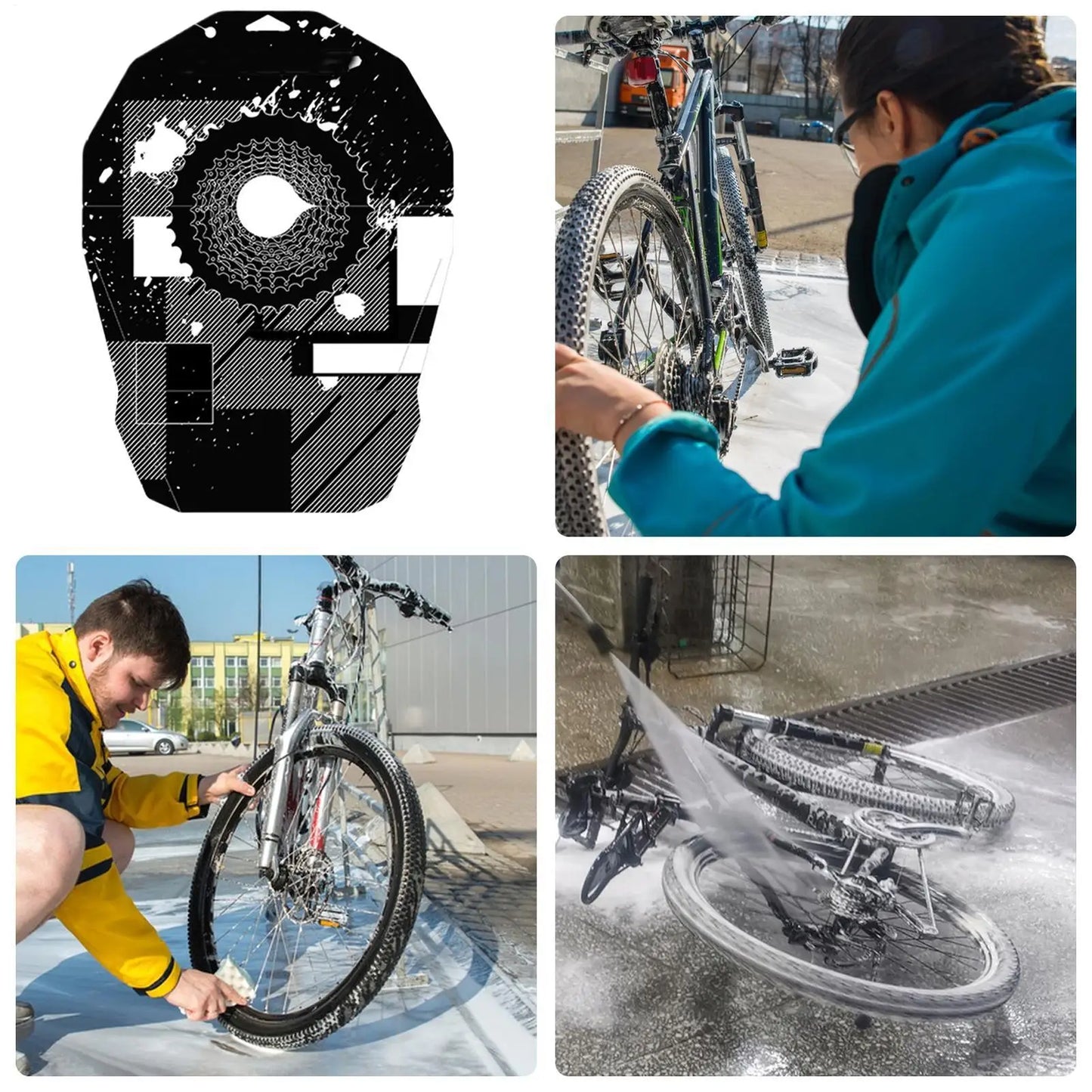 Bike Disc Brake Washing Cover | Cleaning Protection Tool