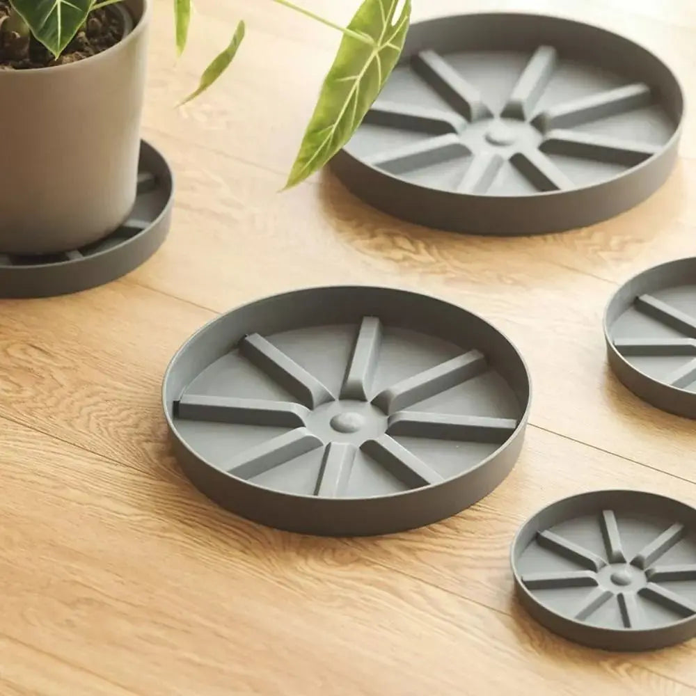 Breathable Plastic Flowerpot Tray | Anti-Rot Plant Pot Stand