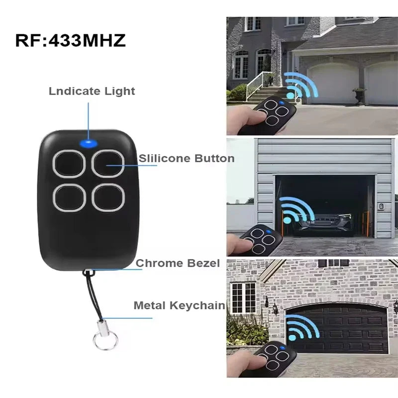 433MHz Universal Copy Remote Control – Garage & Gate Doors
