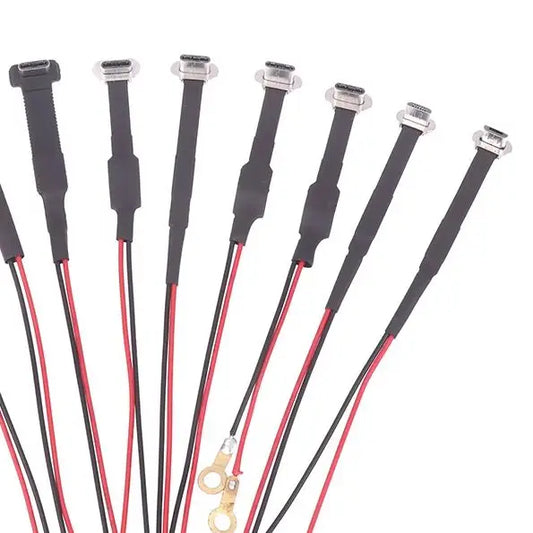Type-C Micro USB Flat Fast Charge Cable with Resistor | 13.5cm USB Charging Cable Peaceful Pleasures Health and Wellness