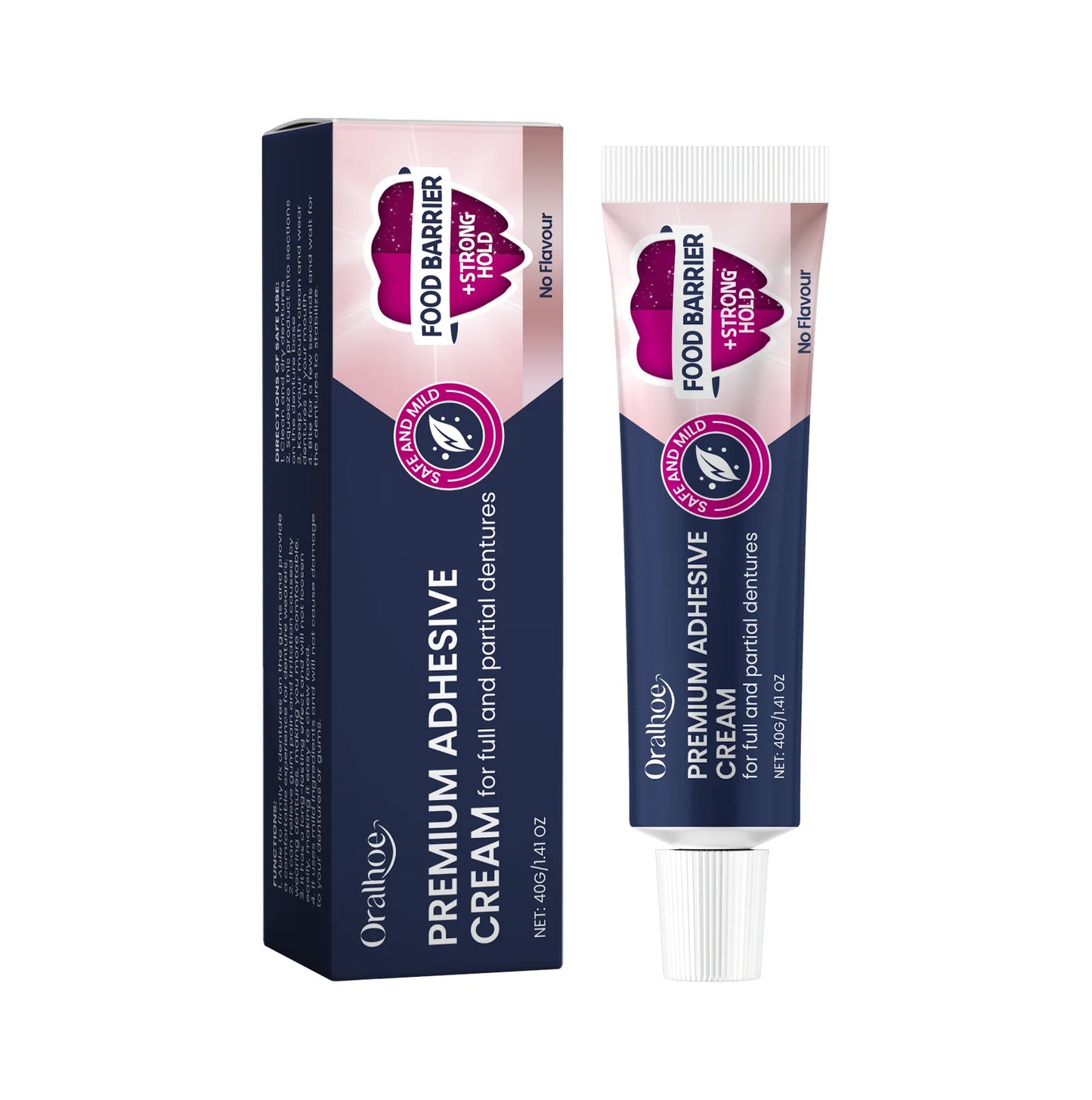 Dental Adhesive Cream – Denture Fixative & Stabilizer 40g