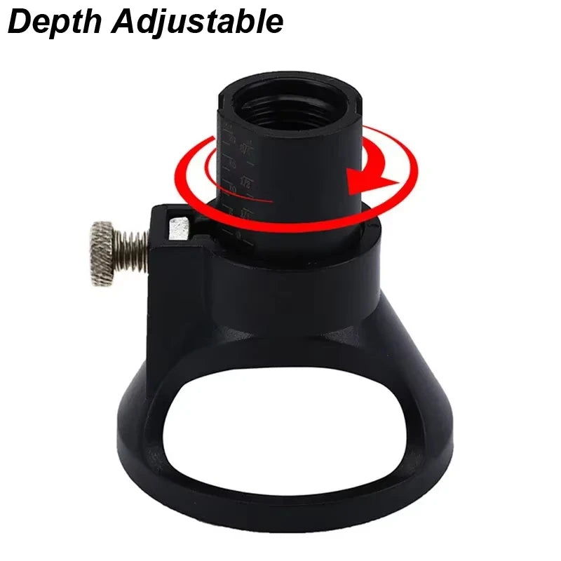 Rotary Router Milling Cutter Guide Attachment Twist Drill Bit Wood