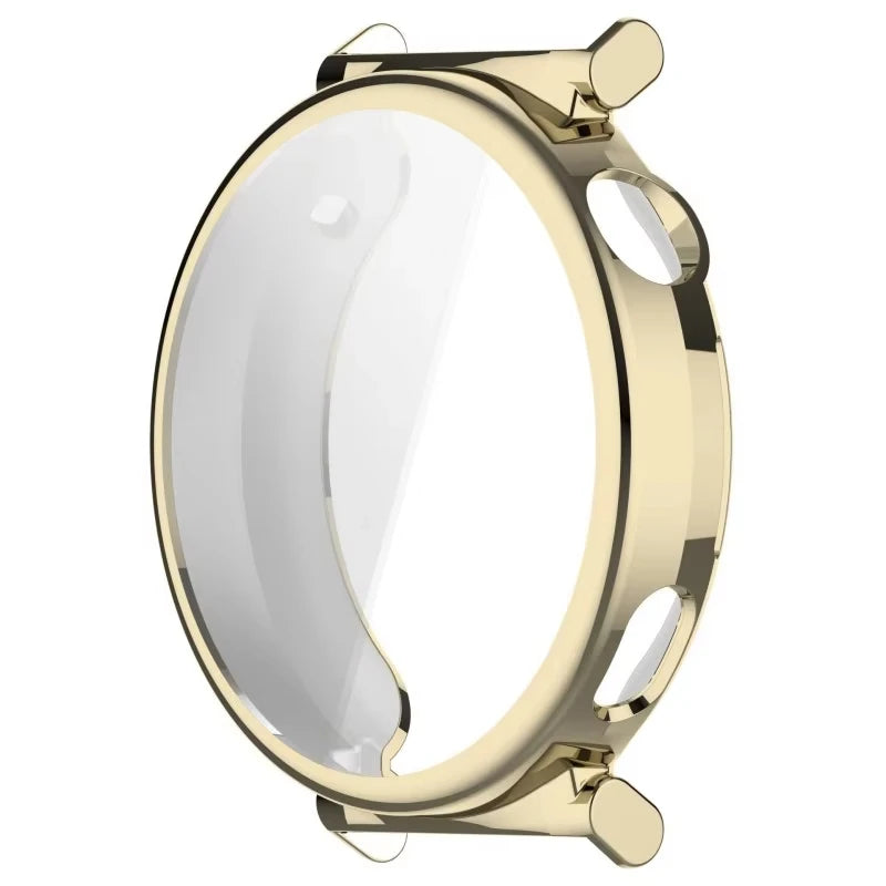 TPU Full Case for Huawei Watch GT5 46mm 41mm Screen Protector Peaceful Pleasures Health and Wellness Light Golden 41MM