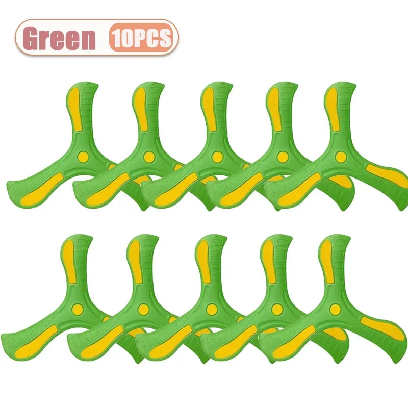 Tri-Blade Foam Boomerang for Kids – Safe Outdoor Flying Disc