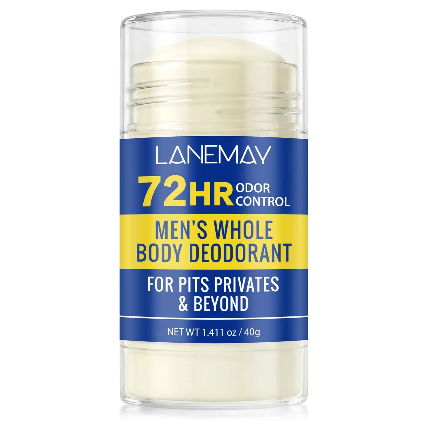 Men's 72HR Whole Body Deodorant Stick – Pits & Privates