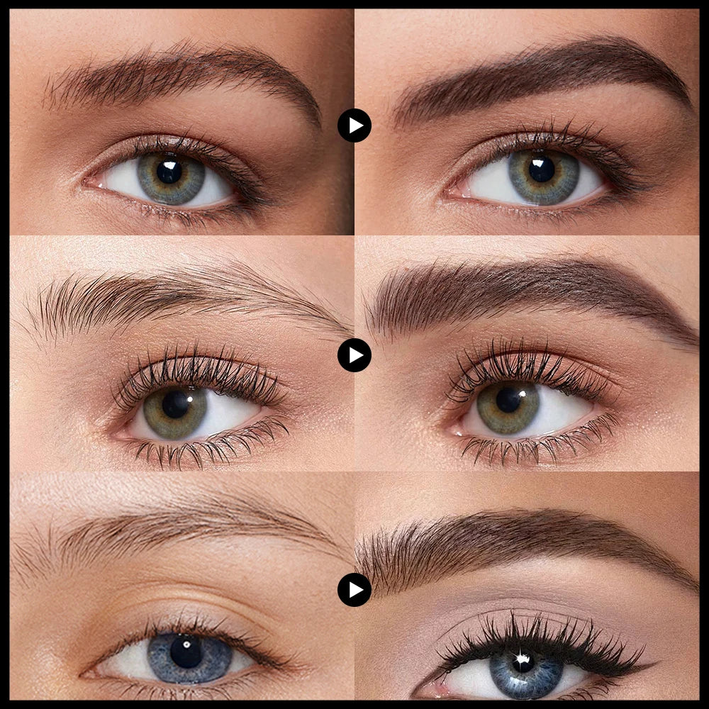 3Colors Double-headed Eyebrow Pencil Automatic Rotation Ultra-fine Eyebrow Pencil Waterproof Makeup Free Eye Cosmetics For Women Peaceful Pleasures Health and Wellness