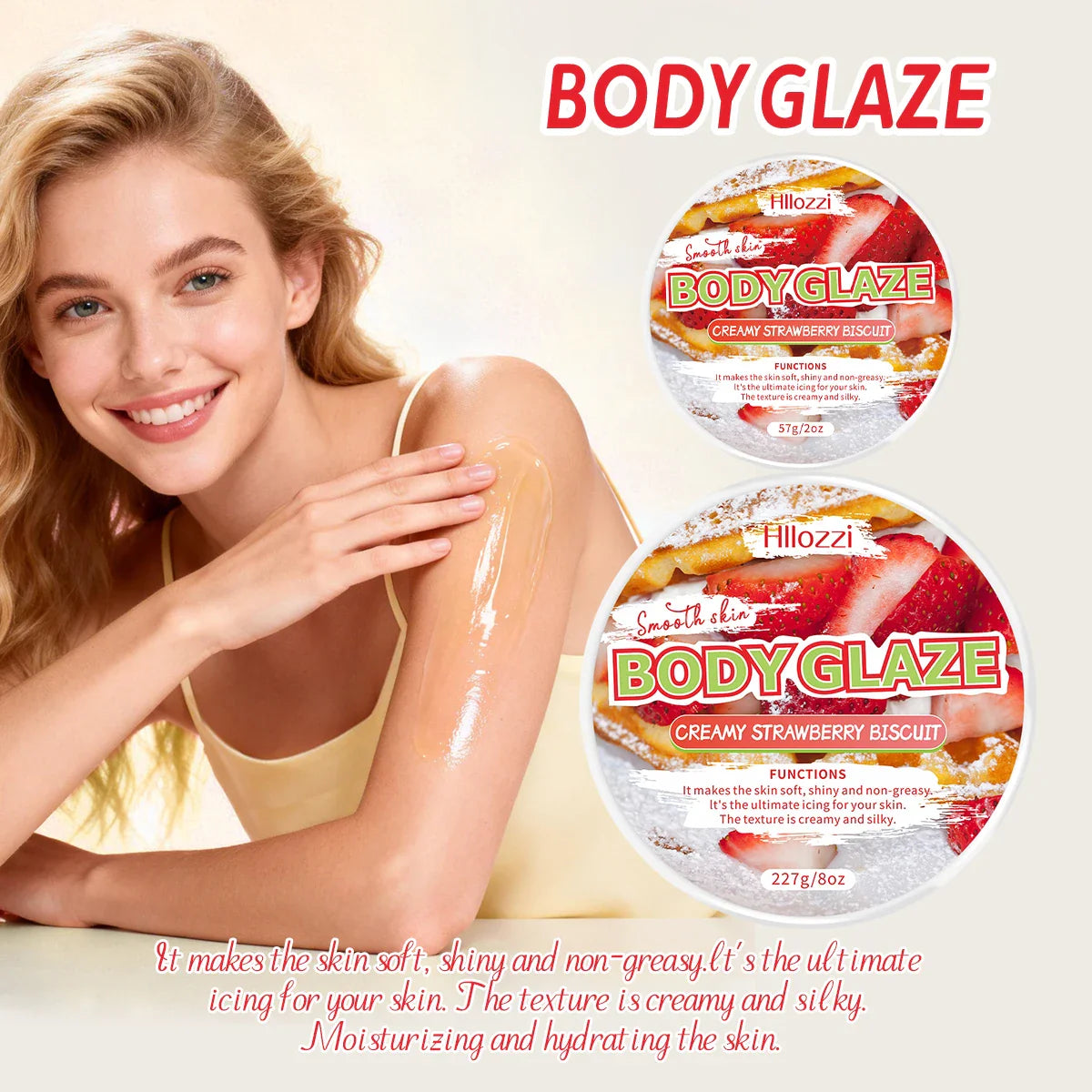 Body Glaze Moisturizing Cream – Brighten & Protect Skin 227g