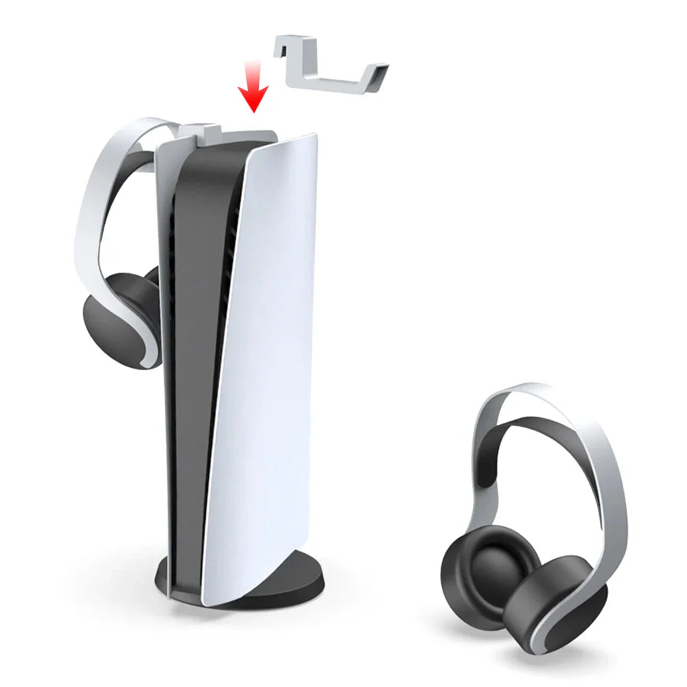 PS5 Headphone Stand Mount – Anti-Slip Gaming Headset Hanger