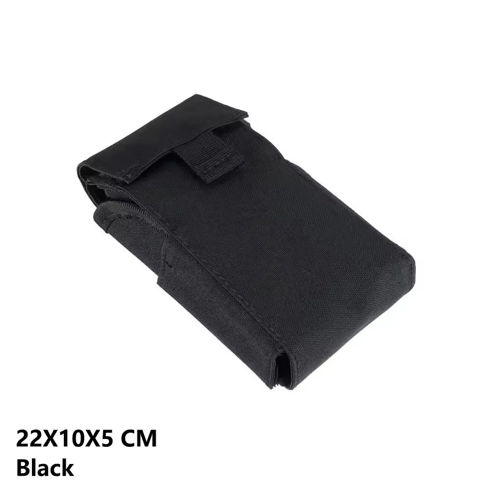 12GA 12 Gauge Shotgun Shell Pouch, 25 Round Molle Bullet Holder, Outdoor Hunting CS Field Magazine Reload Bag Peaceful Pleasures Health and Wellness black color
