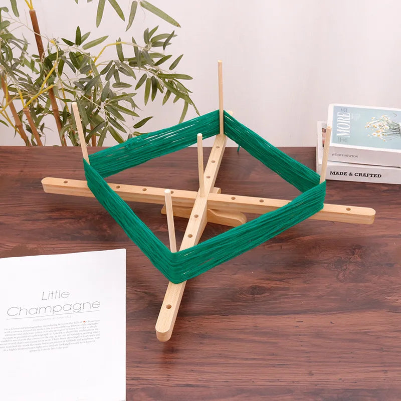 DIY Knitting Tool Wooden Yarn Swift & Winder Holder – Hand Knitting Tool for Wool, Thread, Fiber | DIY Patchwork Accessories Peaceful Pleasures Health and Wellness