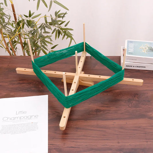 DIY Knitting Tool Wooden Yarn Swift & Winder Holder – Hand Knitting Tool for Wool, Thread, Fiber | DIY Patchwork Accessories Peaceful Pleasures Health and Wellness