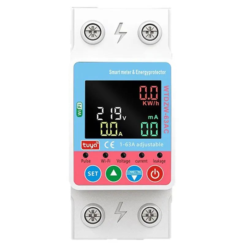 Y51A-WIFI Metering Circuit Breaker Switch Remote Control Two-Way Leakage Detection Overvoltage And Undervoltage Current Protecti Peaceful Pleasures Health and Wellness CN
