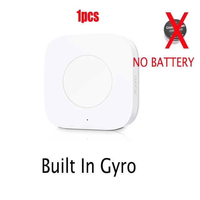Aqara Smart Wireless Switch Smart Remote One Key Control Intelligent Application Home Security APP Control Work with Homekit Peaceful Pleasures Health and Wellness Built In Gyro 1pcs China Mainland