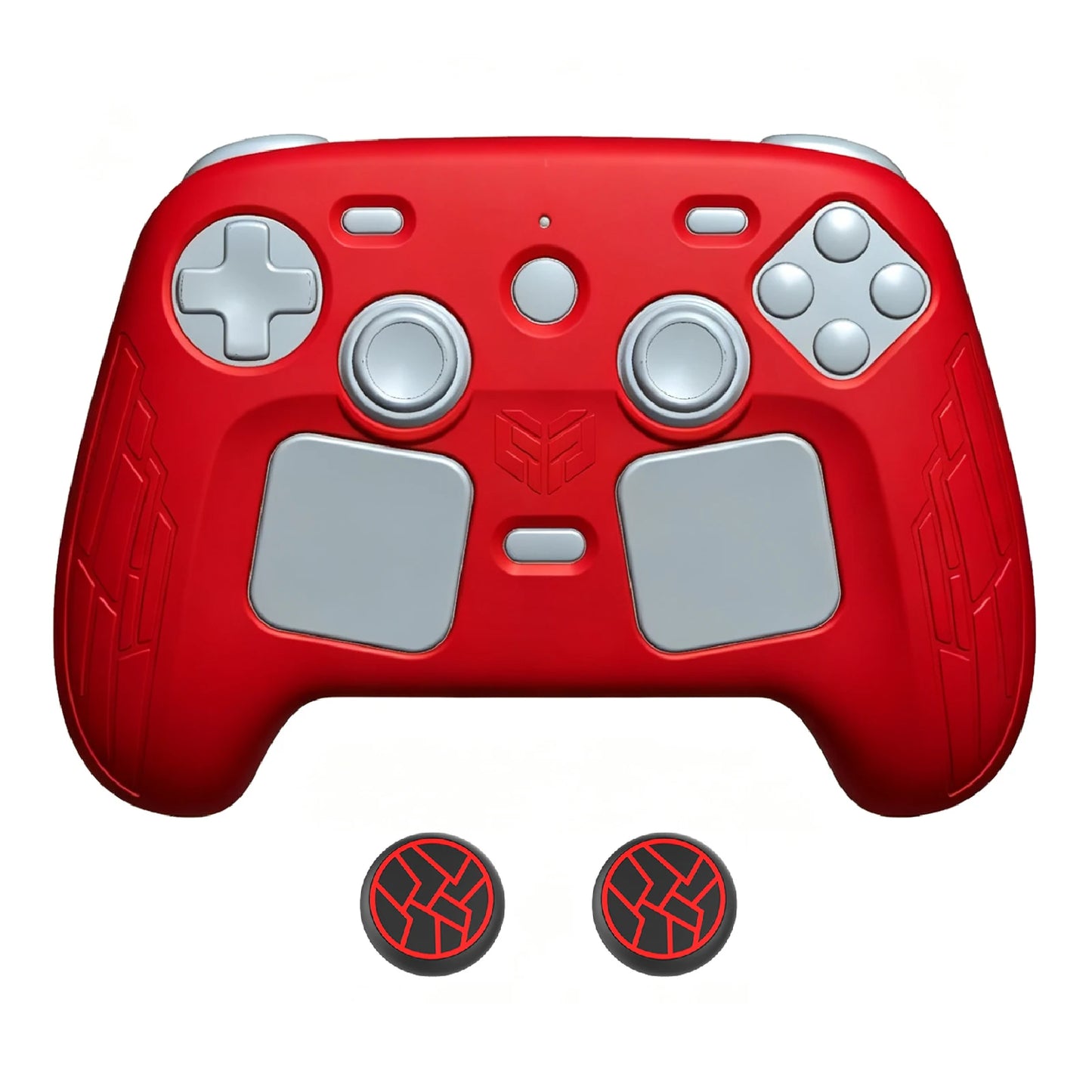 Silicone Protective Case For Steam Controller 2 2026 Cover Shockproof Dustproof Anti Slip Grip Precision Cutout For Charging Peaceful Pleasures Health and Wellness Red