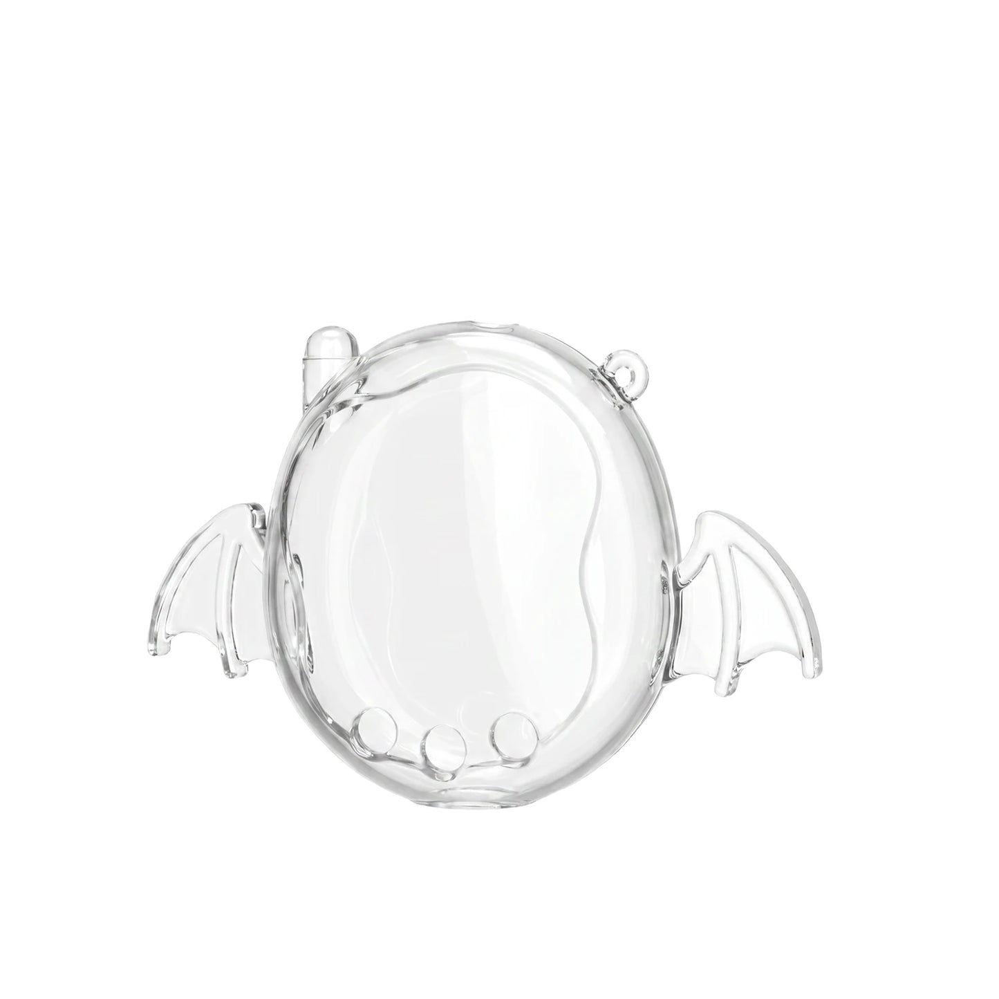 Smooth Edges Hard Crystal Case For Tamagotchi Uni Full Body Protection Anti Yellow Anti Scratch Standable Clear PC Cover Peaceful Pleasures Health and Wellness Bat Transparent