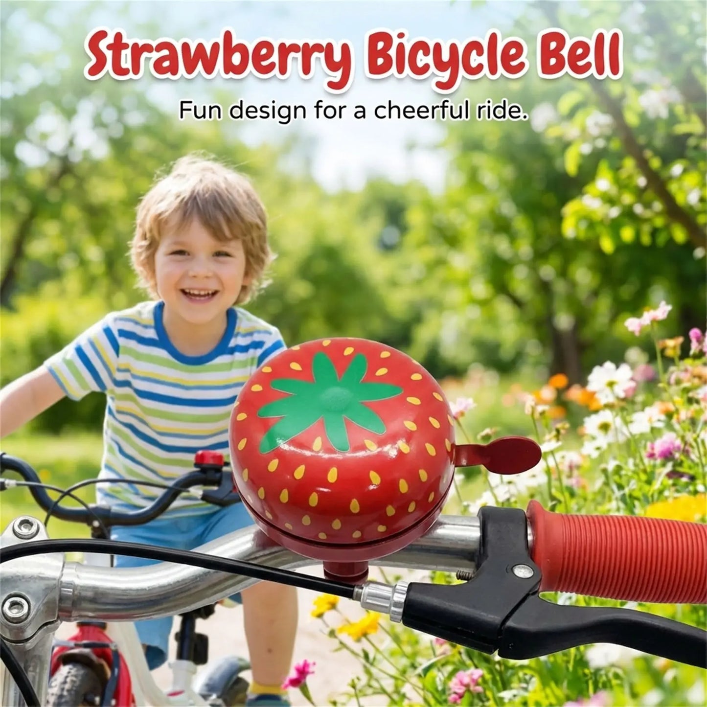Cartoon Bell for Kids Bike Mountain Bike Accessory with Alloy Material and Universal Fit Peaceful Pleasures Health and Wellness