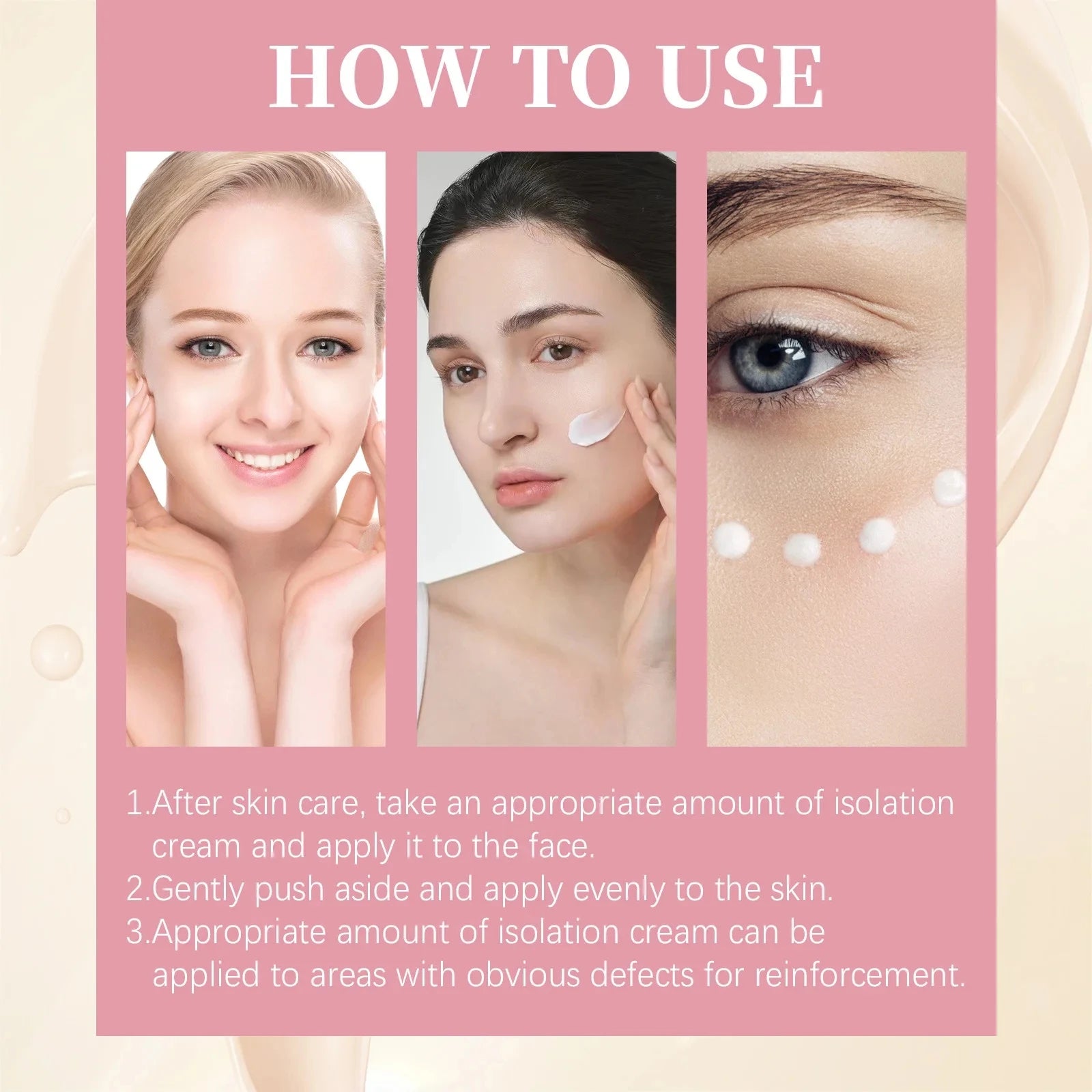 Sunscreen Spf 50+ Pa+++ Uv Protection Isolation Sunblock Refreshing Brightening Hydrating Waterproof Makeup Whit-ening Sun Cream Peaceful Pleasures Health and Wellness