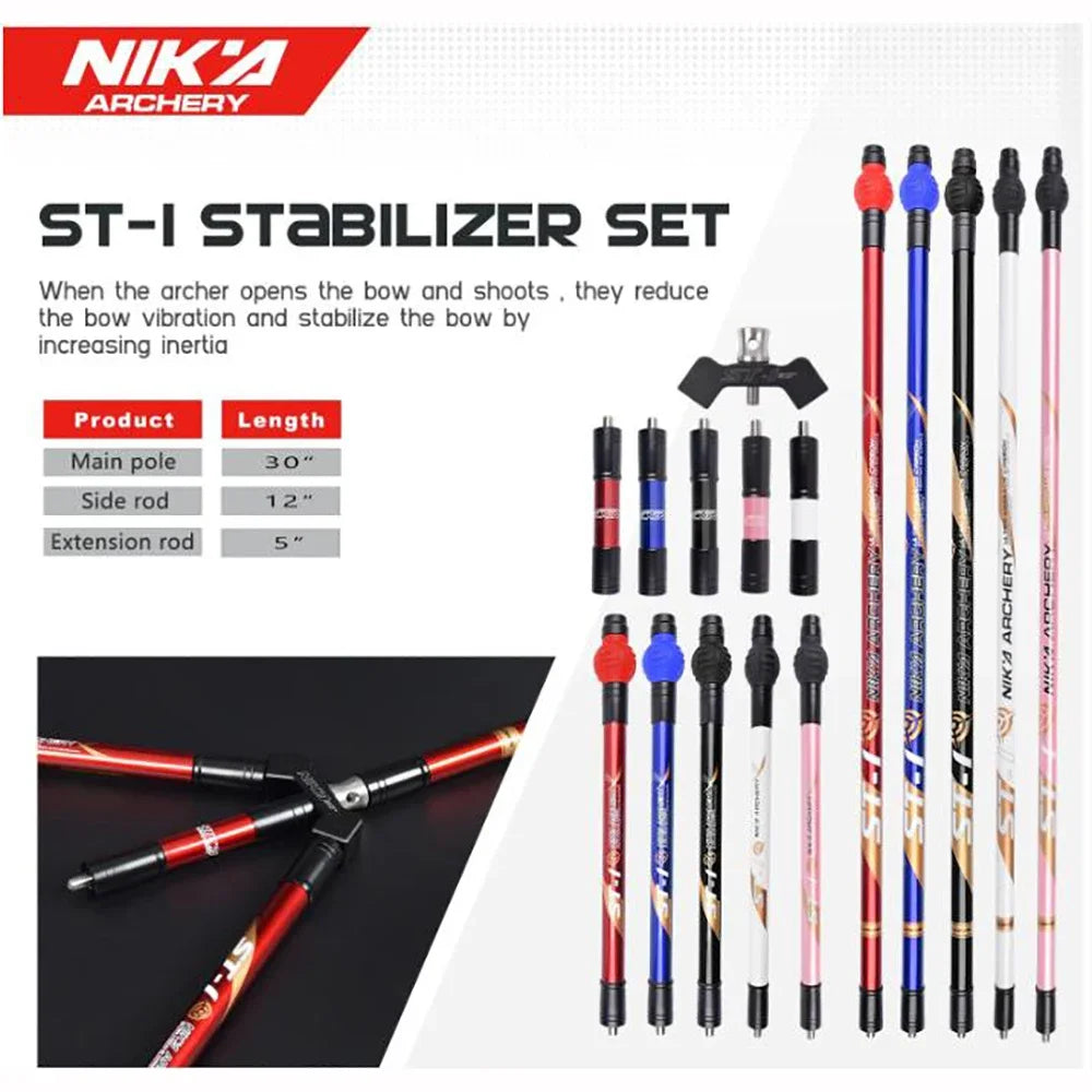 ST-1 NIKA Bow Stabilizer Bar 30 12 Carbon Fiber Balance Detachable 35