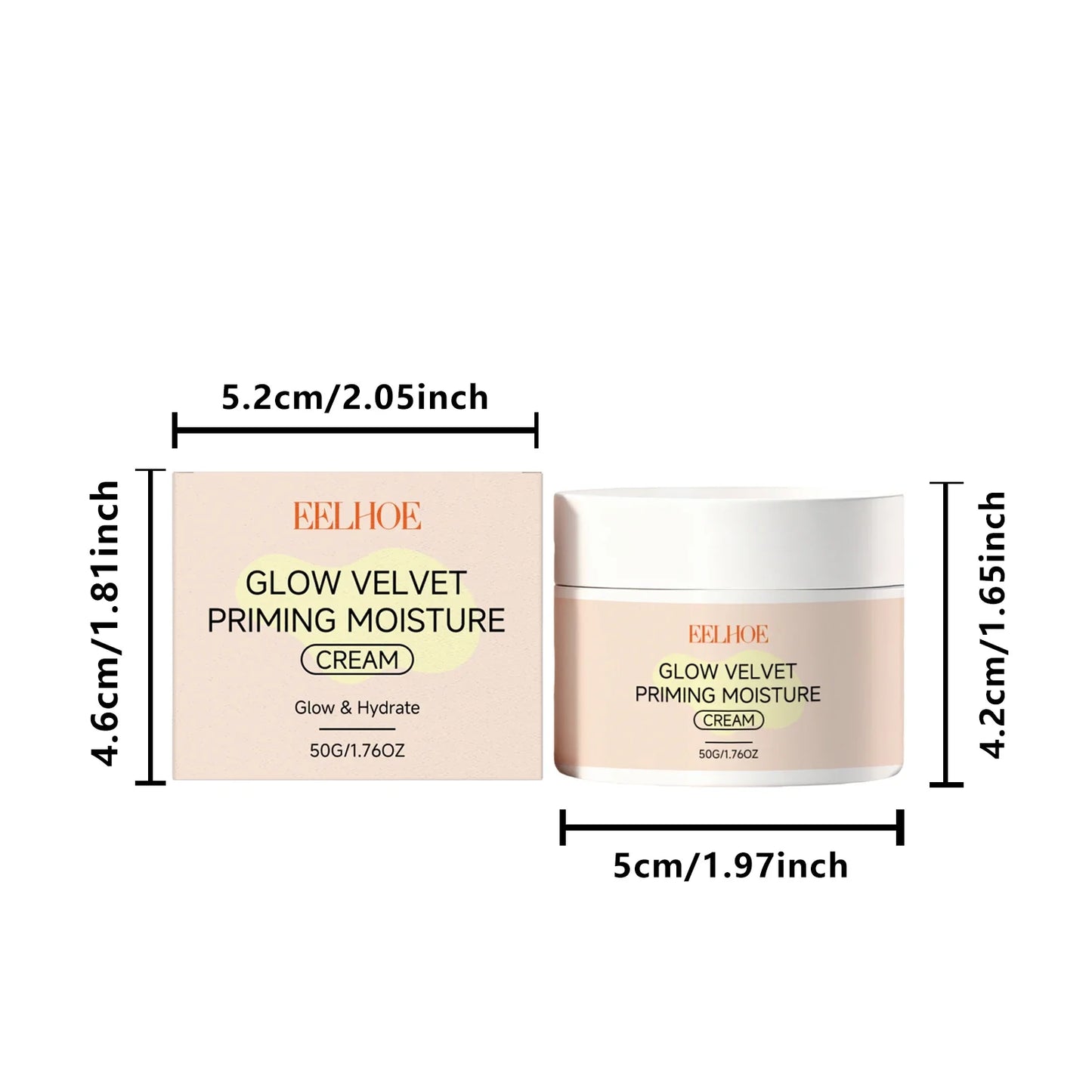 Hoygi Glow Velvet Face Primer – Pore Blurring & Hydrating