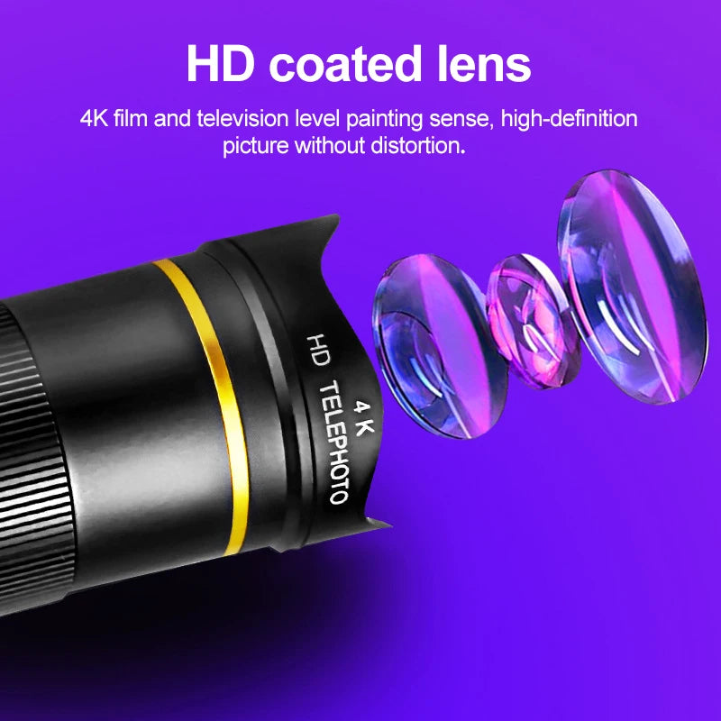 32X Telescope For Phone Mobile Photography Lens Zoom For Cell Camera For iPhone Zoom Mobile Lens Microscope For Phone Lenses Peaceful Pleasures Health and Wellness