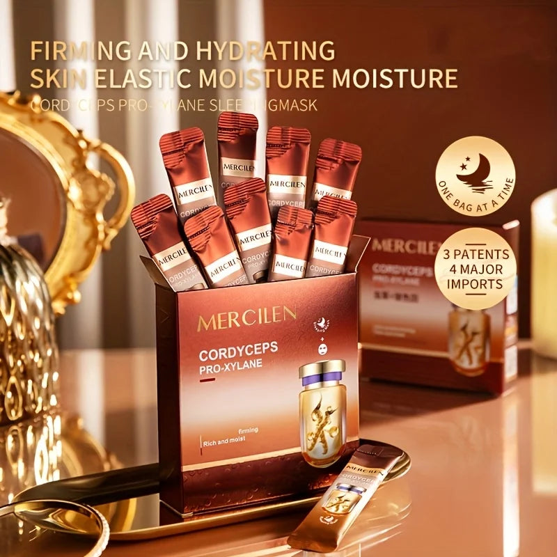 20pc Cordyceps Sleeping Face Mask – Anti-Aging & Moisturizing