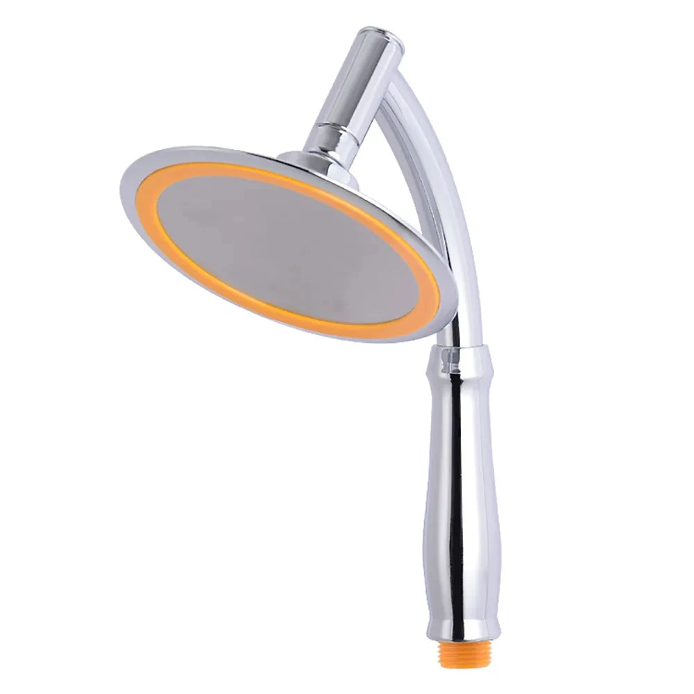 6-Inch Round Rainfall Handheld Shower Head | 360° Adjustable