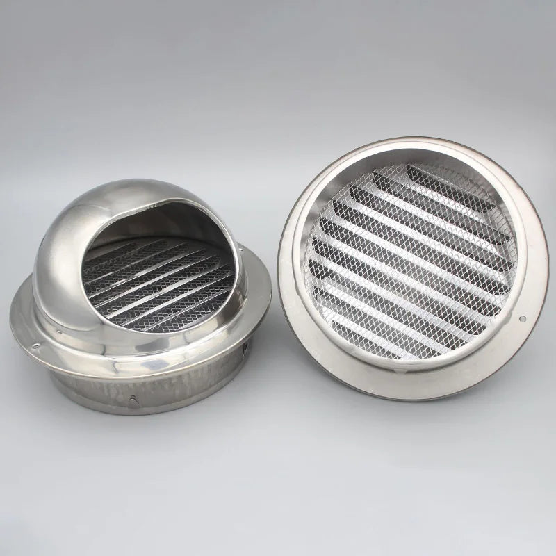 Stainless Steel Round Air Vent Grille Cover | Wall & Ceiling