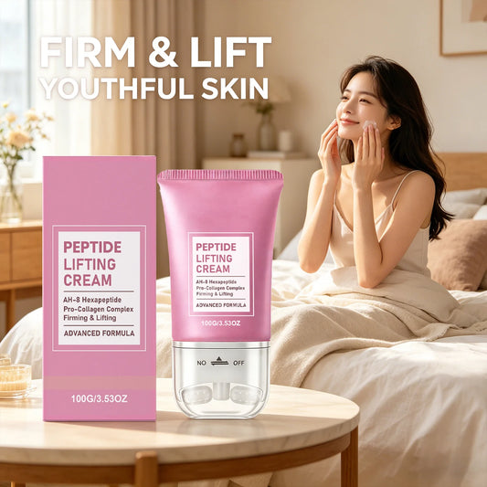 Neck Care Cream Firming & Lifting Skin Reduce Wrinkles Refreshing Texture Reducing Neck Wrinkles Roller Massage Easily Absorbed Peaceful Pleasures Health and Wellness