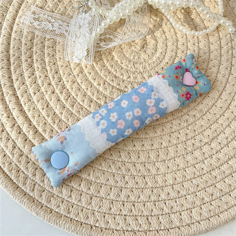 Floral Fabric Cable Winder & Cord Organizer Strap