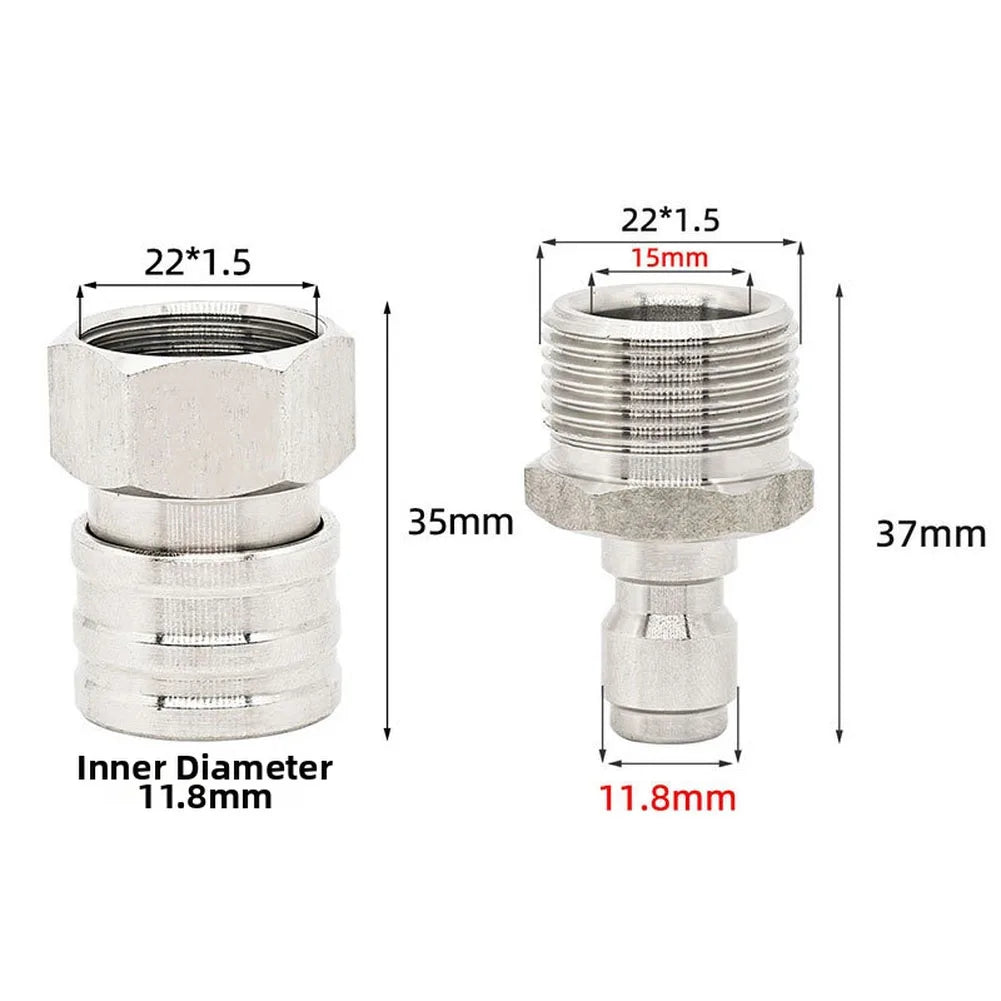 Stainless Steel Pressure Washer Quick Connector Leak-proof Fitting